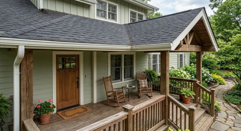 Porch Roofing Installation in Framingham, MA