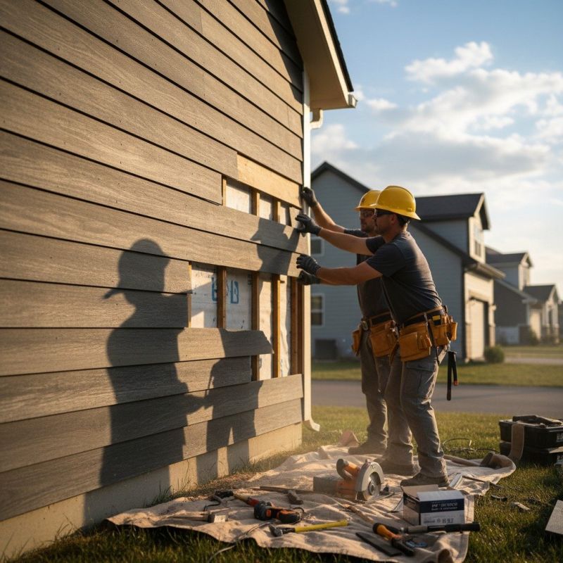 Local Wood Plank Siding Installation pros at work
