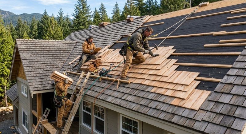 Wood Roofing Installation in Fredericksburg, VA