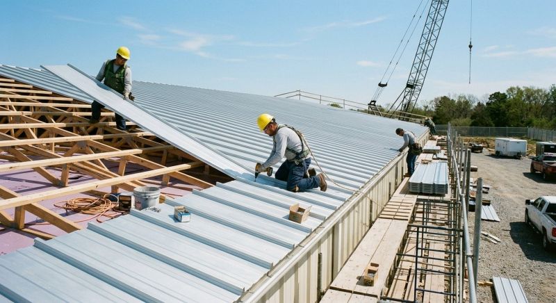 Aluminum Roof Construction in Naperville, IL