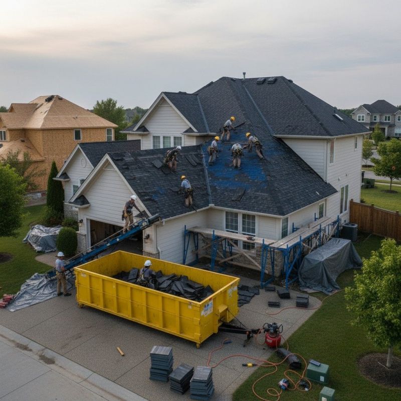Asphalt Roof Replacement in Framingham, MA