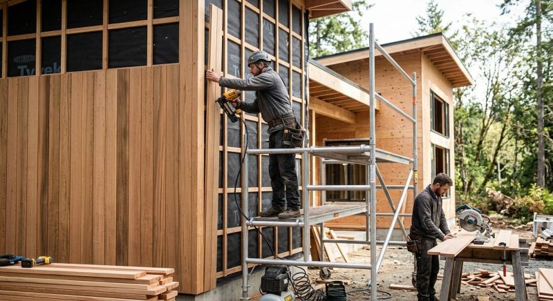 Cedar Cladding Installation in Fairfield County, CT