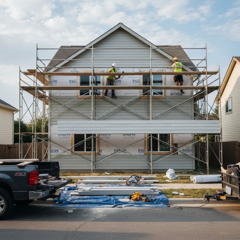 Wood Plank Siding Installation