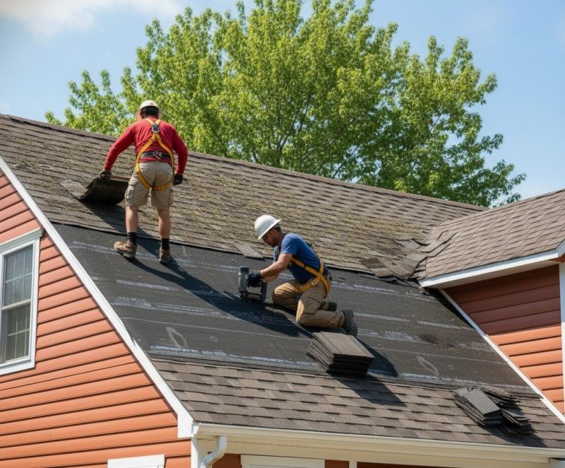 Damaged Roof Replacement in Providence, RI