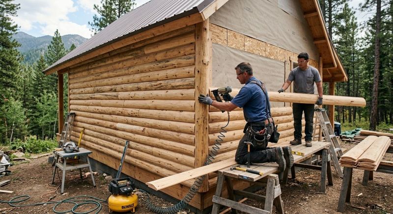 Log Home Siding Installation in Norwalk, CT