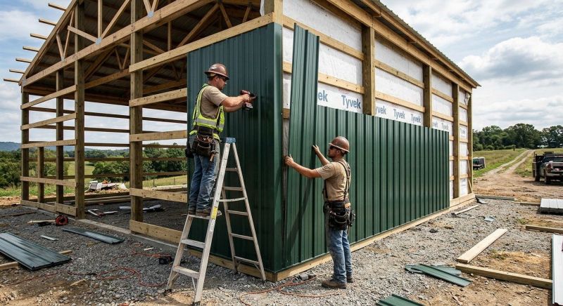 Metal Barn Siding Installation in Fairfield County, CT