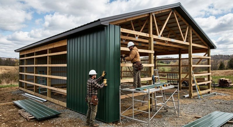 Metal Barn Siding Installation in Norwalk, CT
