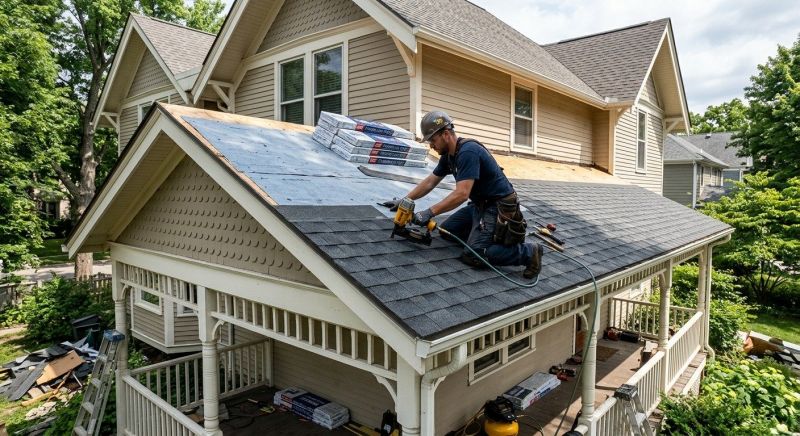 New Roof Installation in Worcester, MA